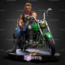 Throttle Biker Mice from Mars 280mm STL Files