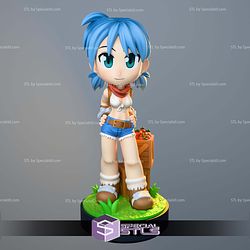 Blacksmith Girl Ragnarok Chibi 113mm STL Files