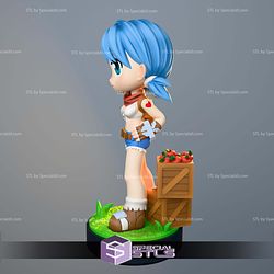 Blacksmith Girl Ragnarok Chibi 113mm STL Files