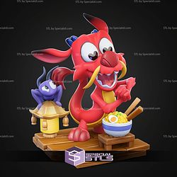 Chibi Mushu Mulan 84mm STL Files