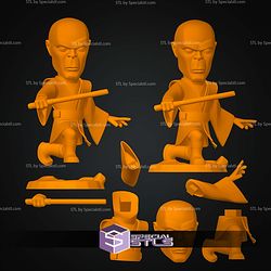Chibi STL Collection Mace Windu