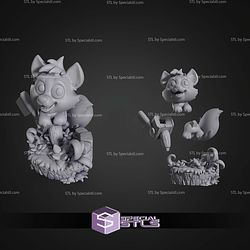 Chibi Tod 77mm The Fox and the Hound STL Files