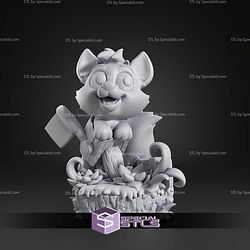 Chibi Tod 77mm The Fox and the Hound STL Files