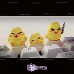 Chicken Keycap STL Files