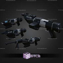 Cosplay STL Files DC-17m Interchangeable Weapon