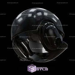 Cosplay STL Files Groundcrew Helmet
