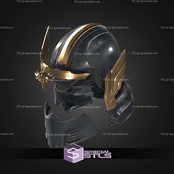 Cosplay STL Files Hell Divers 2 Mountain Scaled Helmet