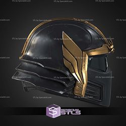 Cosplay STL Files Hell Divers 2 Mountain Scaled Helmet