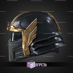 Cosplay STL Files Hell Divers 2 Mountain Scaled Helmet