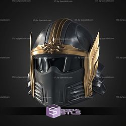 Cosplay STL Files Hell Divers 2 Mountain Scaled Helmet