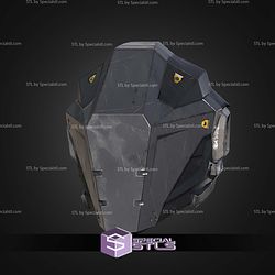 Cosplay STL Files Hell Divers 2 Null Cipher Helmet
