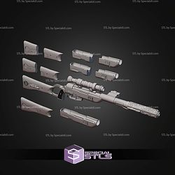 Cosplay STL Files Mandalorian and Grogu Blaster Rifle