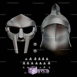 Cosplay STL Files Maximus Helmet
