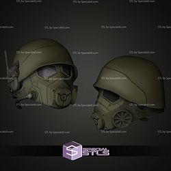 Cosplay STL Files NCR Ranger Helmet Fallout V4