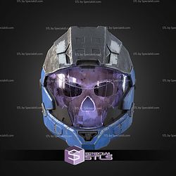 Cosplay STL Files Reach Haunted Helmet