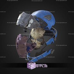 Cosplay STL Files Reach Haunted Helmet