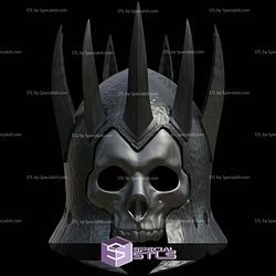 Cosplay STL Files Realistic Eredin Witcher Helmet