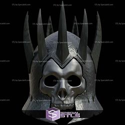 Cosplay STL Files Realistic Eredin Witcher Helmet