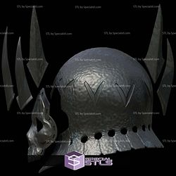 Cosplay STL Files Realistic Eredin Witcher Helmet
