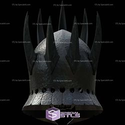Cosplay STL Files Realistic Eredin Witcher Helmet