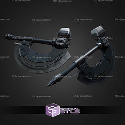 Cosplay STL Files Rotta the Hutt Axe
