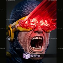 Cyclops Portrait Bust H306mm STL Files