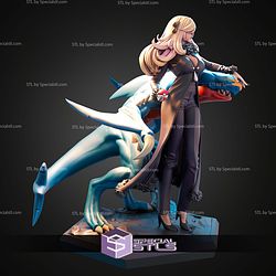 Cynthia and Garchomp 1-7 STL Files