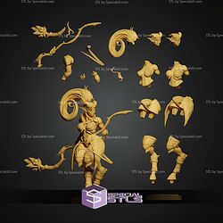 Draenei Warcraft Detail Version STL Files