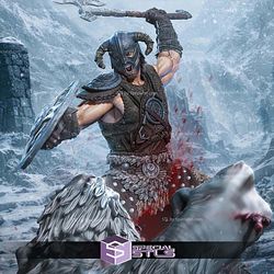 Dragonborn The Elder Scrolls Skyrim 258mm STL Files