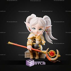Frieren Chibi Sitting STL Files