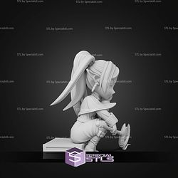 Frieren Chibi Sitting STL Files
