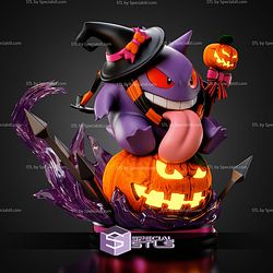 Gengar Halloween Version STL Files