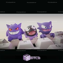 Ghost Pokemon Keycap STL Files