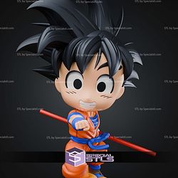 Goku Dragonball Z Chibi 230mm STL Files