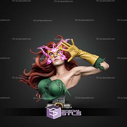 Jean Grey Portrait Bust H309mm STL Files