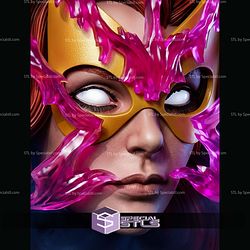 Jean Grey Portrait Bust H309mm STL Files