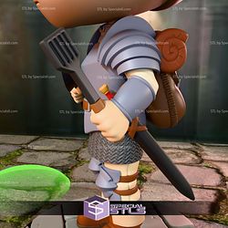 Laios Dungeon Meshi Chibi 143mm STL Files