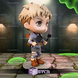 Laios Dungeon Meshi Chibi 143mm STL Files