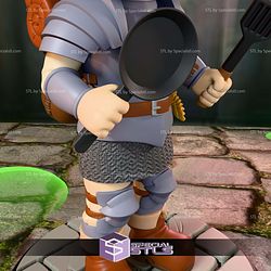 Laios Dungeon Meshi Chibi 143mm STL Files