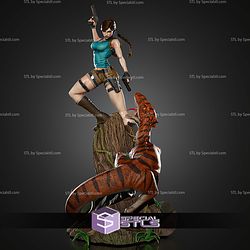 Lara Croft 1-8 Scale New Base 3D Printer Files
