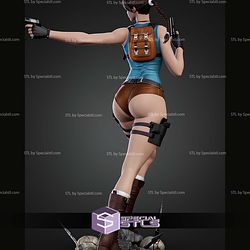 Lara Croft Thicc with Gun 1-6 STL Files