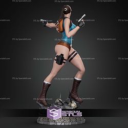 Lara Croft Thicc with Gun 1-6 STL Files