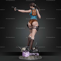 Lara Croft Thicc with Gun 1-6 STL Files