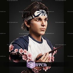 Larusso The Karate Kid Portrait Bust H281mm STL Files