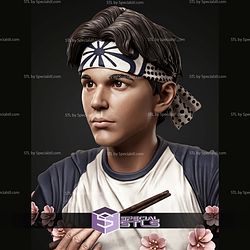 Larusso The Karate Kid Portrait Bust H281mm STL Files