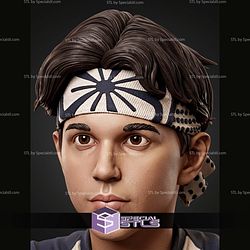 Larusso The Karate Kid Portrait Bust H281mm STL Files