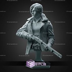 Leon Kennedy Bust STL Files