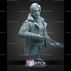 Leon Kennedy Bust STL Files