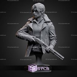 Leon Kennedy Bust STL Files