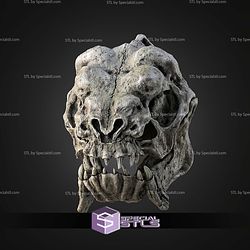 Life Size Rancor Skull STL Files